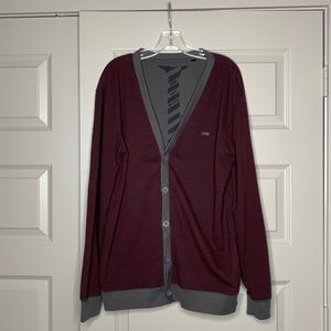Vans Maroon Cardigan